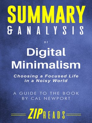 cover image of Summary & Analysis of Digital Minimalism